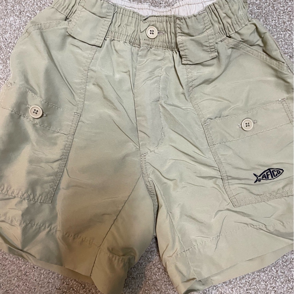 Boys AFTCO shorts size 24 EUC Khaki